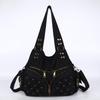 AngelKiss Bolso de Hombro Casual para Mujer Nuevo Estilo Europeo y Americano Bolso Cruzado Tie-Dye de Moda Bolso Tote Portátil Venta al por Mayor