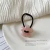 Anillo de cuerda con cabeza de flor de acetato 2023 nuevo banda de goma de alta elasticidad para mujer cuerda para atar el pelo bola para atar el pelo