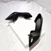 Sandalias de tacón alto color nude con cortes laterales y punta hueca para mujer, con tacones finos, punta afilada, charol, detalle de lazo, zapatos de mujer, nuevo modelo verano 2025