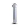Purificador de água 10 polegadas grande T33 concha dente de travamento concha da membrana DIY concha de filtro transparente enchimento de material filtrante garrafa de filtro de aquário concha vazia