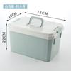 Caja de Almacenamiento Personalizada Cesta de Almacenamiento de Snacks Plástico Cosméticos Caja de Almacenamiento para el Hogar Caja de Almacenamiento para Dormitorio con Tapa