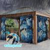 Cortina Ventana Pantalla Impermeable Exterior Comercio Exterior Transfronterizo Pabellón Moderno Amazon Transfronterizo Toldo Protector Solar Serie Bosque