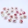 Flor Simulada Gradiente Cabeza de Rosa Material Hecho a Mano DIY Tocado de Boda Accesorios para el Cabello Accesorios Decoraciones para Caja de Regalo del Hogar