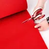 Tapete de chão descartável para casamento de tapete vermelho abertura de casamento espessado de longa duração entrada de loja atacado sala de casamento completa tapete vermelho