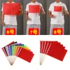 Palo de bambú sólido, tamaños 8, 7 y 6, banderines triangulares pequeños, banderas de mano, banderas de mando, banderas en blanco para publicidad, banderas para insertar en el suelo