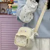 Bolso cruzado estilo ins japonés para mujer, lindo, estilo coreano, bolsa para chica suave, estilo universitario, bolsa para teléfono de chica de compras, bolso de hombro