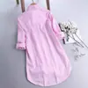 Camisa Larga de Manga Larga Holgada a Rayas para Mujer, Venta Caliente, Exclusiva Transfronteriza para Primavera/Verano 2025 en Amazon y Aliexpress
