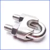 Cable de Acero Inoxidable 304 Pinza para Cable de Acero en U Clip de Acero para Cable Cabeza Enrollada Clip para Cable Pinza para Cable de Acero