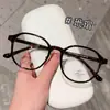 Nuevas Monturas de Gafas Lisas de Moda Ultra Ligeras Tr90 Danyang Wholesale Color Carey para Mujer Se Pueden Montar con Lentes Graduados
