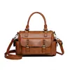 Bolsa Casual 2026 Nova Bolsa Feminina Moda Europeia e Americana Bolsa de Ombro Único Transversal Grande Capacidade Mensageiro Retrô Transfronteiriça