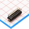 Taihua fila de 3 pines espaciado de 2,54 mm 3*10p longitud 11,5 mm pines chapados en oro altura del plástico 2,5 pines personalizados