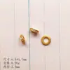 Accesorios Bañados en Oro Plata Anillo para Correr Cuentas Semiacabadas Joyería de Cristal DIY Collar Plata S925 Producto Nuevo