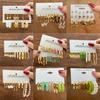 Amazon cross-border novos brincos retrô franceses terno círculo brincos de pérola conjunto de 6 peças para mulheres conjunto de brincos