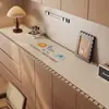 Alfombrilla de Dibujos Animados Retro para Aparador, Alfombrilla para Mesa de Zapatero de Entrada, Impermeable y a Prueba de Aceite, Alfombrilla Protectora para Encimera de Mueble de TV sin Lavado