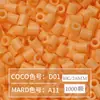 Paquete de Recarga de 264 Colores 1000 Piezas 2.6 mm Fusion Beads Tablero de Pines Set de Rompecabezas Beads para Planchar Serie Completa de 264 Colores