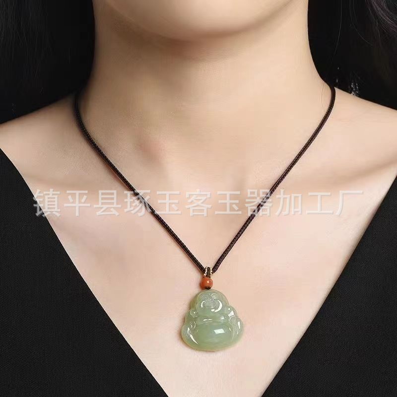 阿富汗玉佛公吊坠