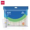 Vaso de papel Deli Deli LL8 de 228 ml (Blanco)(100 piezas/bolsa) Vaso de papel desechable para casa, oficina, hotel