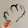 Faixa de cabelo antiderrapante com dentes estilo francês para mulheres, adequada para maquiagem e lavar o rosto, uso diário, presilha alta para cabelo, acessório de cabelo