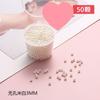 Caja de perlas de imitación ABS con cuentas sueltas, accesorios para el cabello, joyería hecha a mano, paquete de material para pendientes