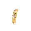 Botón de Ombligo de Zirconia Pavimentada Simple de Media Luna Transfronterizo Anillo de Ombligo de Acero Inoxidable Sin Perforación Clavo de Ombligo Piercing