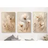 Pintura em Tela Tríptico para Sala de Estar e Quarto, Pintura Decorativa em Tela a Óleo de Alta Definição Estilo Chinês, Arte de Parede, Personalização do Cliente