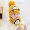 Gorro Infantil para Otoño e Invierno, Lindo y Adorable Gorro de Lana Tejida para Niños, Grueso y Cálido con Protección para los Oídos a Prueba de Viento para Niñas