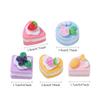 Pastel Comida Juguete Comida Artificial Grande Mixto Miniatura Comida Juguete Resina Pequeños Accesorios DIY Accesorios de Joyería Accesorios de Resina
