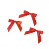 Paquete de 50 Lazos Decorativos Navideños de Cinta de Poliéster Transfronterizos Pajaritas de Poliéster Lazos para Decoración de Árbol de Navidad