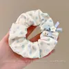 Acessório de cabelo elástico, estilo jovem, scrunchie moderno novo de 2025, headwear de tecido de malha elegante de verão para mulheres