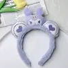 Nueva Diadema de Felpa para Niñas Pequeñas, Clip para el Cabello de Lavado Facial Estilo Nuevo 2024, Accesorio para el Cabello de Bebé