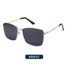 Nuevas gafas de sol de moda para hombre, estilo piloto para conducir, gafas de sol de metal, caja personalizada, gafas de sol de tendencia BQ9368