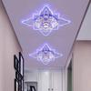 Color de sala de estar foco led colorido downlight empotrado cristal pasillo pasillo luz de entrada luz de techo