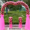 Arco de Flores para Casamento Arco de Flores de Seda Novo Modelo para Evento de Celebração de Inauguração de Loja Decoração de Arco de Casamento Arranjo de Flores Suporte de Flores