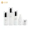 Embalagem de ponto material acrílico Conjunto universal frasco essência loção engarrafada com creme cosmético pote de creme para os olhos