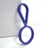 Copo de Água de Vidro com Anel de Silicone para Transporte, Garrafa Elástica de Boca Pequena, Copo Térmico com Alça de Silicone, Acessório Portátil Durável para Exterior