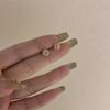 Pendientes de circonita cuadrada brillante para mujer, pendientes de poste para dormir libres, ligeros, de lujo, de alta gama, pequeños y exquisitos.