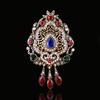 Creativo Nuevo Broche de Accesorios de Ropa Versátil Vintage Barroco Ramillete Hebilla para Bufanda Atmosférica para Mujer Joyería Transfronteriza