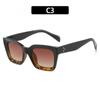 Nuevas gafas de sol cóncavas transfronterizas de tres piezas mi nail, gafas de sol clásicas europeas y americanas a prueba de sol, gafas de sol cuadradas ins
