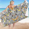 Toalla de playa cuadrada 3D de microfibra caliente transfronteriza toalla toalla serie sirena un juego