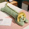 Muñeco de Gato de Dibujos Animados Acostado en la Cama, Niño y Niña Elefante Durmiendo en la Cama, Almohada para Piernas de Lado, Almohada Larga