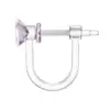 Pendientes de Resina Transparente Sin Perforaciones, Accesorios para Pendientes, Convertidores de Clip para Oreja en Forma de U Invisibles, Pendientes para Niños al por Mayor