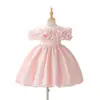 Vestido de Princesa para Meninas, Estilo de Verão de Alta Qualidade, Vestido de Luxo Leve, Vestido de Performance para Apresentadora de Piano, Pequeno Vestido Formal, Vestido