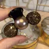 Pasador Mediano con Perlas de Pedrería Estilo Coreano para Mujer Pinza de Agarre para Cabello Disco en la Parte Posterior de la Cabeza Pinza de Tiburón para Medio Cabello Accesorios para el Cabello de Celebridad de Internet