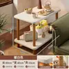 Mesa de centro de madera maciza, mesa de centro para sala de estar, mesa de té para uso doméstico, mesa de centro pequeña para apartamentos pequeños, mesita de noche, mesa de té, mesa auxiliar pequeña combinada, mesa baja
