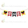 Fiesta de Cumpleaños del Bebé 123456789 Mickey Foto Digital Flor UNO Bandera una Tarjeta de Cumpleaños