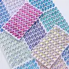 Cristales Planos Cosidos a Mano K9 Ojo de Caballo Color AB con Base Plana para Vestidos DIY, Vestidos de Novia, Accesorios de Ropa y Bodas