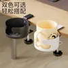 Porta-Copos Fixo de Mesa para Escritório Transfronteiriço, Suporte de Copo de Armazenamento na Mesa Lateral, Porta-Copos de Cabeceira de Dormitório
