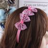 Nueva Moda Coreana Doble Lazo Diadema para Niños Boutique Princesa Taobao Accesorios Calientes para el Cabello