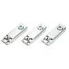 Cerradura de tres tarjetas accesorios de ferretería para muebles personalizados expositor de exhibición cerradura especial de tres garras conector de columna octagonal venta al por mayor