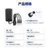 5V9V12V15V1A1.5A2A3A Altavoz móvil de varilla extraíble audio activo de baile cuadrado Cargador cable de alimentación CC
